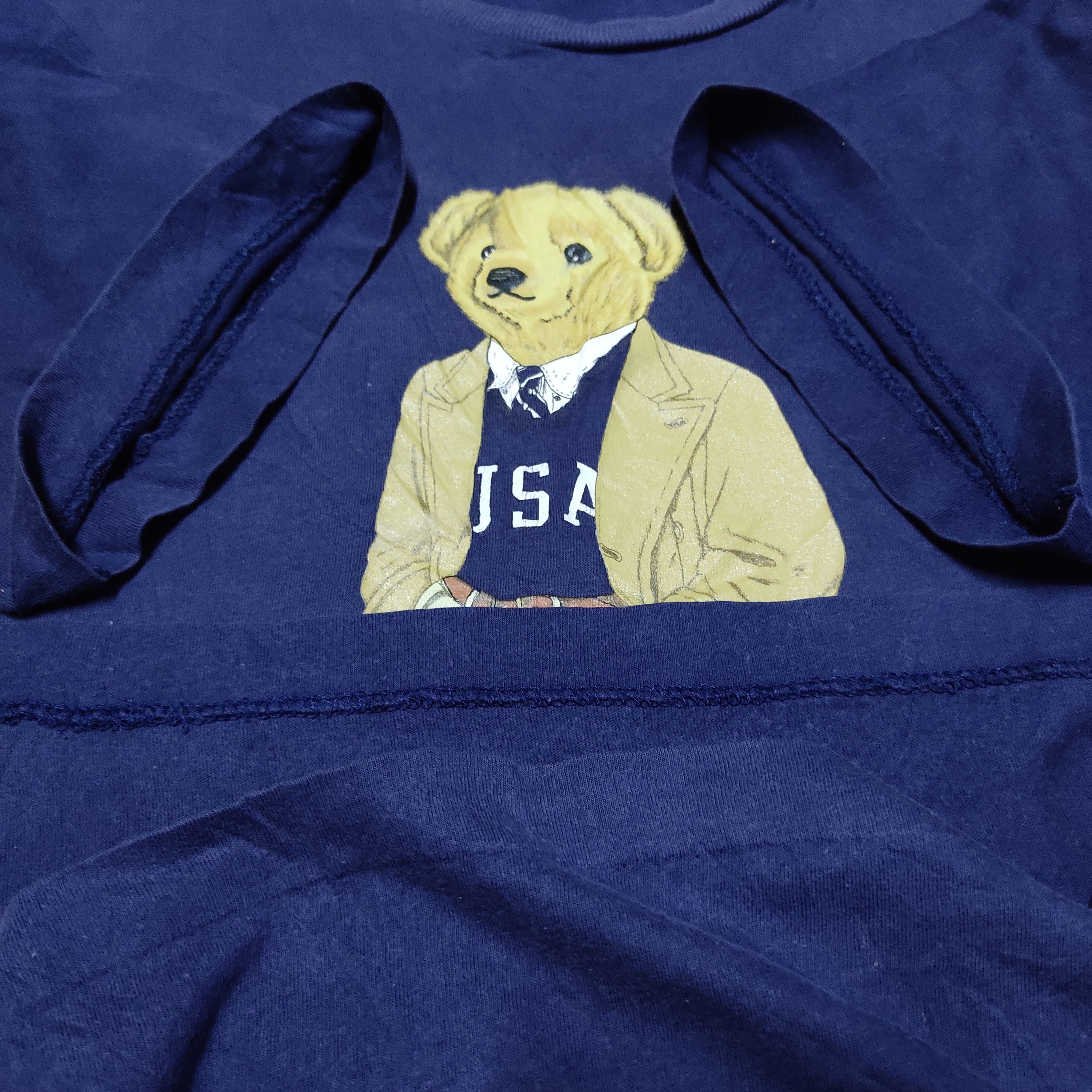 Polo Ralph Lauren Vintage Polo Bear USA Single Stitched Size US S / EU 44-46 / 1 - 3 Thumbnail