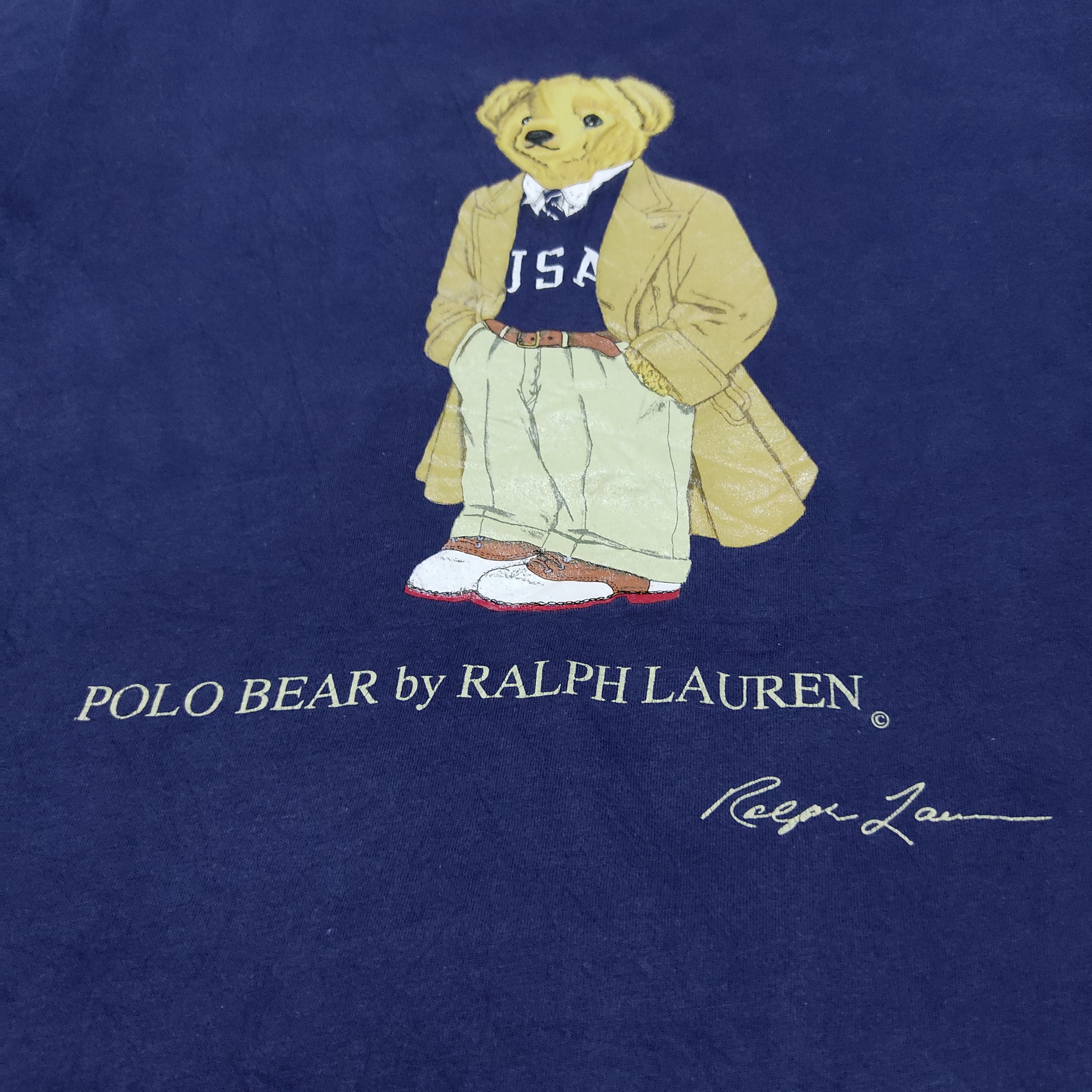 Polo Ralph Lauren Vintage Polo Bear USA Single Stitched Size US S / EU 44-46 / 1 - 2 Thumbnail