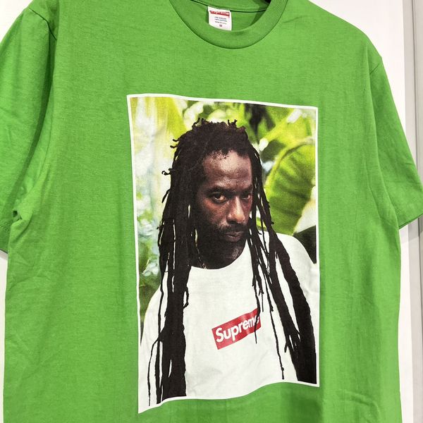 Supreme Supreme Buju Banton Tee Green | Grailed