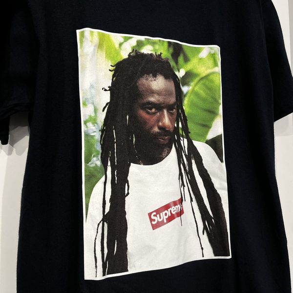 Supreme Supreme Buju Banton Tee Navy | Grailed