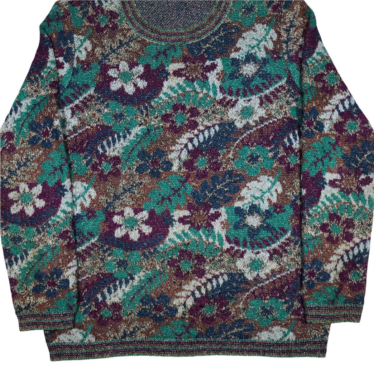 Missoni Missoni Flowers Pattern Rayon Knitwear Size US S / EU 44-46 / 1 - 3 Thumbnail