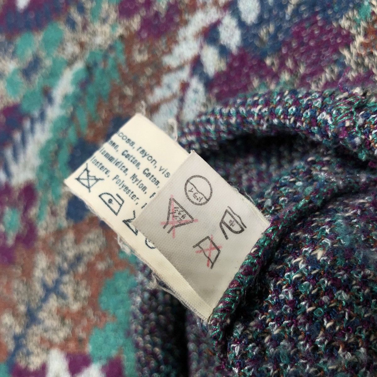 Missoni Missoni Flowers Pattern Rayon Knitwear Size US S / EU 44-46 / 1 - 13 Thumbnail