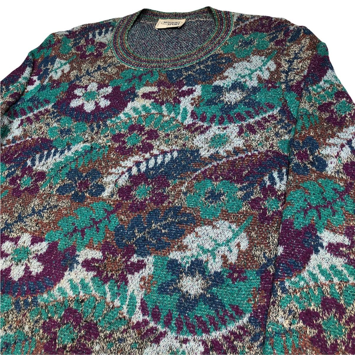 Missoni Missoni Flowers Pattern Rayon Knitwear Size US S / EU 44-46 / 1 - 4 Thumbnail