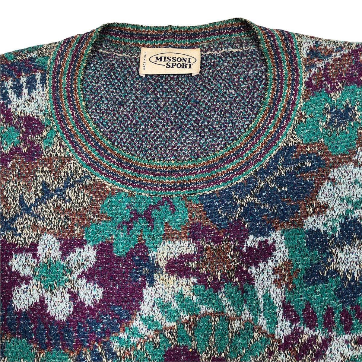 Missoni Missoni Flowers Pattern Rayon Knitwear Size US S / EU 44-46 / 1 - 9 Thumbnail