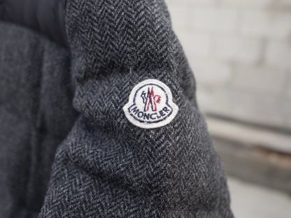 Moncler Guyenne Herringbone Wool Jacket