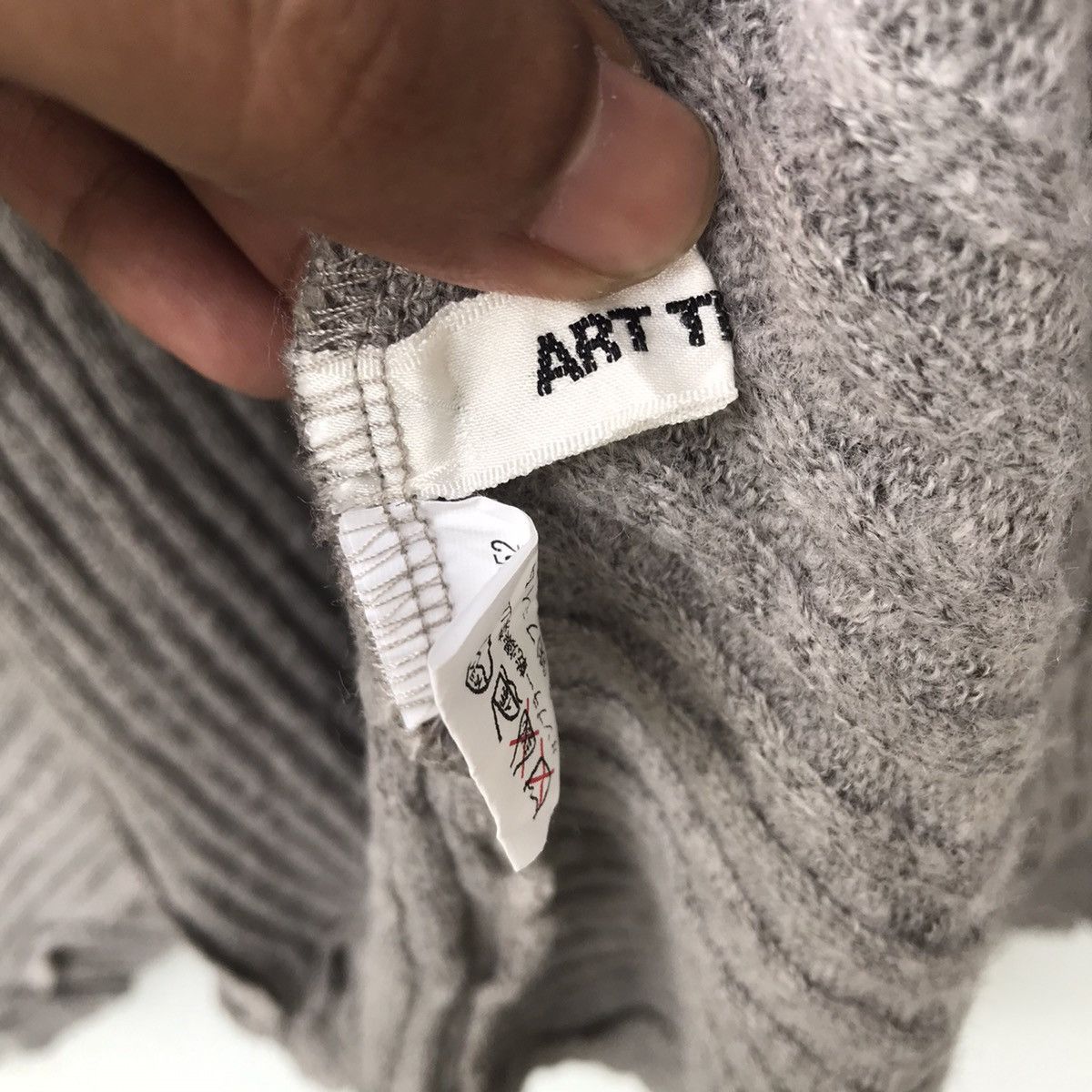 Aran Isles Knitwear × Homespun Knitwear × Vintage Vintage Art Themes Sleeveless Waterfall Knit Cardigan Size US S / EU 44-46 / 1 - 6 Thumbnail
