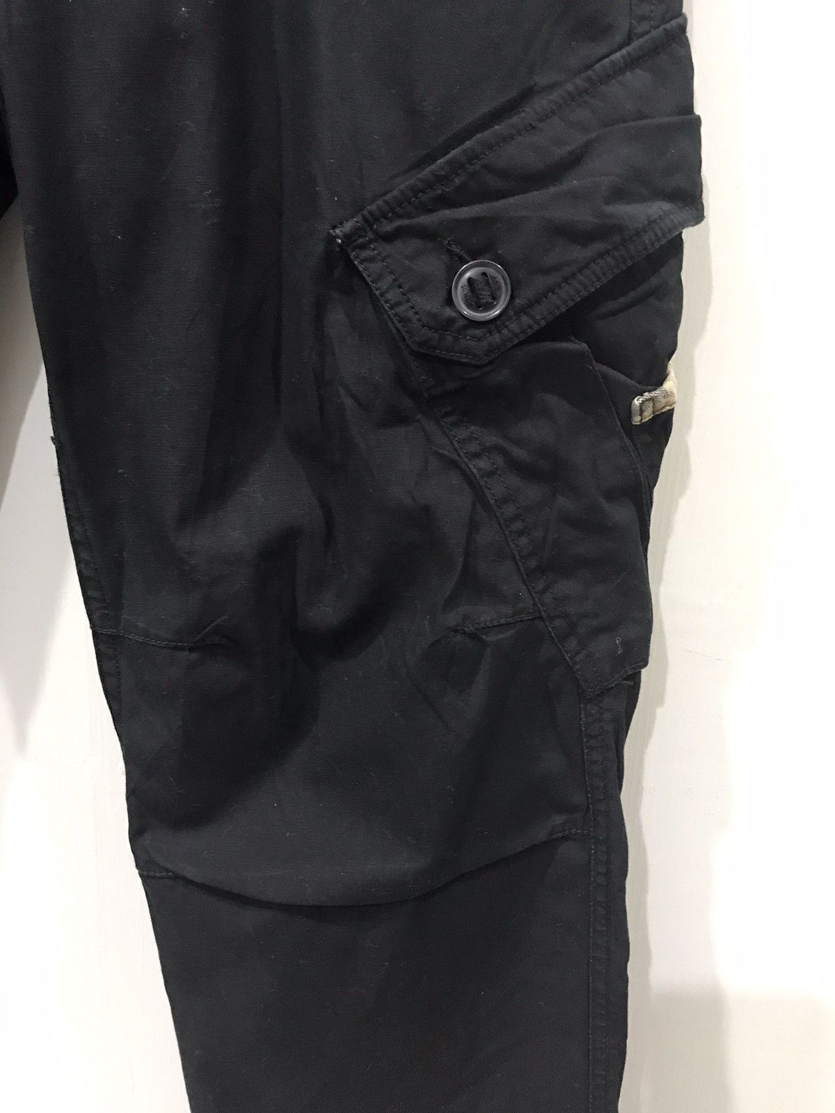 Japanese Brand SURPLUS Japan Military Designr Angled Side Pocket Cargo Pant Size US 31 - 4 Thumbnail