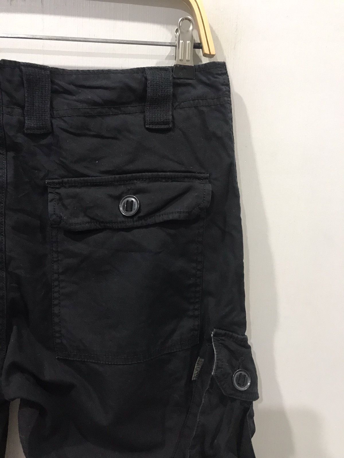 Japanese Brand SURPLUS Japan Military Designr Angled Side Pocket Cargo Pant Size US 31 - 9 Thumbnail