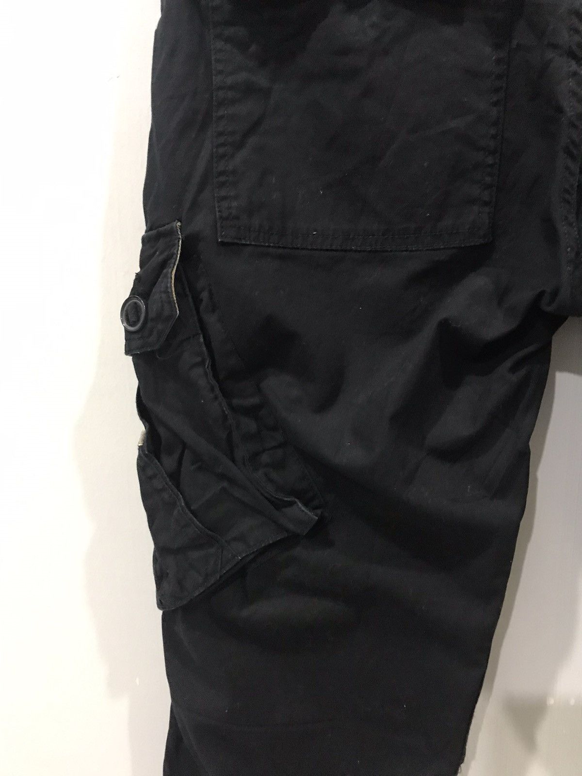 Japanese Brand SURPLUS Japan Military Designr Angled Side Pocket Cargo Pant Size US 31 - 12 Thumbnail