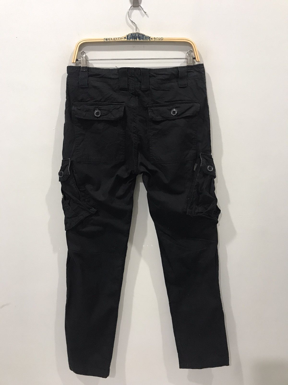 Japanese Brand SURPLUS Japan Military Designr Angled Side Pocket Cargo Pant Size US 31 - 8 Thumbnail