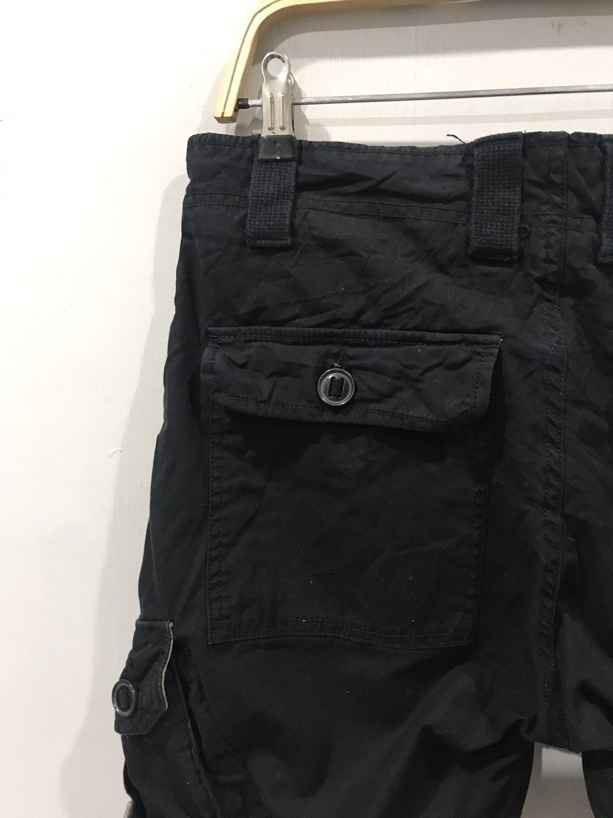 Japanese Brand SURPLUS Japan Military Designr Angled Side Pocket Cargo Pant Size US 31 - 10 Thumbnail