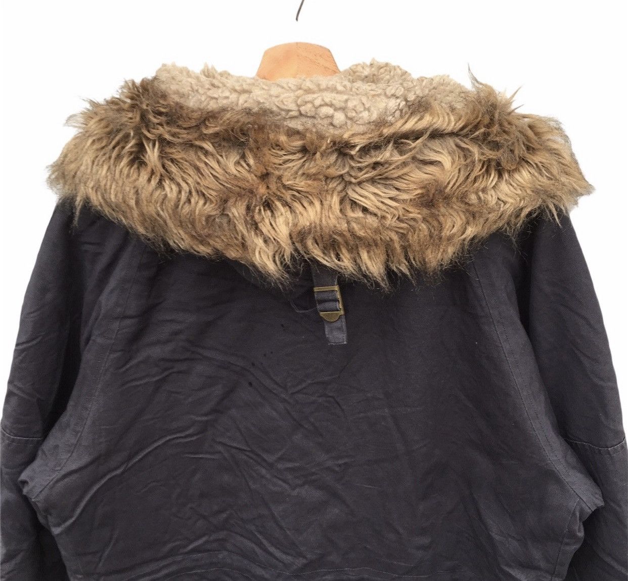 Japanese Brand × Vintage Vtg FDNY Wide Pocket Military Parka Jacket Fur Hooded Size US M / EU 48-50 / 2 - 7 Thumbnail
