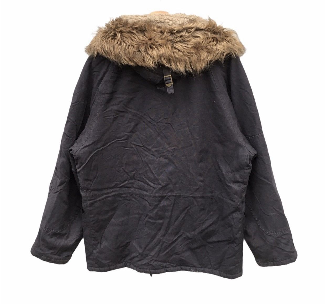 Japanese Brand × Vintage Vtg FDNY Wide Pocket Military Parka Jacket Fur Hooded Size US M / EU 48-50 / 2 - 6 Thumbnail