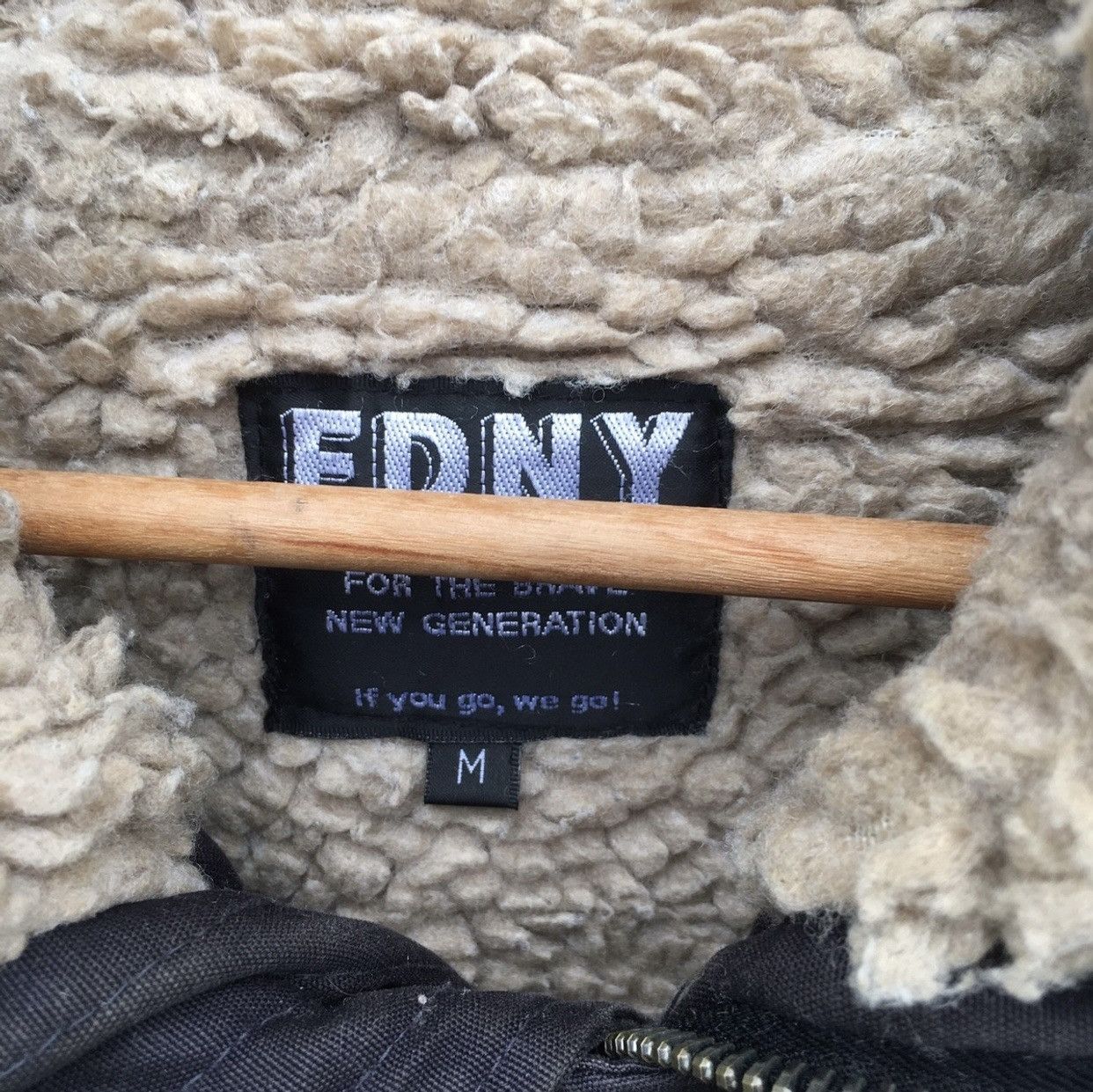 Japanese Brand × Vintage Vtg FDNY Wide Pocket Military Parka Jacket Fur Hooded Size US M / EU 48-50 / 2 - 10 Thumbnail