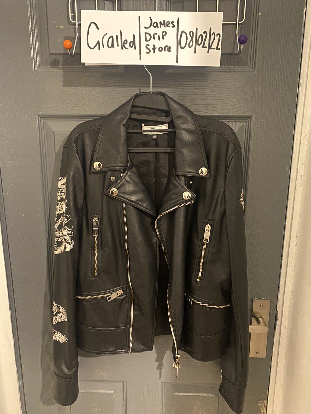 ジャケット・アウター ZAYN X VERSUS (Versus Versace) Versace Zayn Malik X Versus Capsule College Bomber Jacket