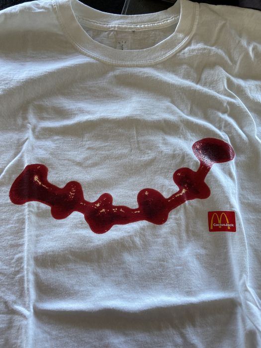 Travis Scott McDonald's x Cactus Jack x CPFM 4 CJ KETCHUP T-SHIRT