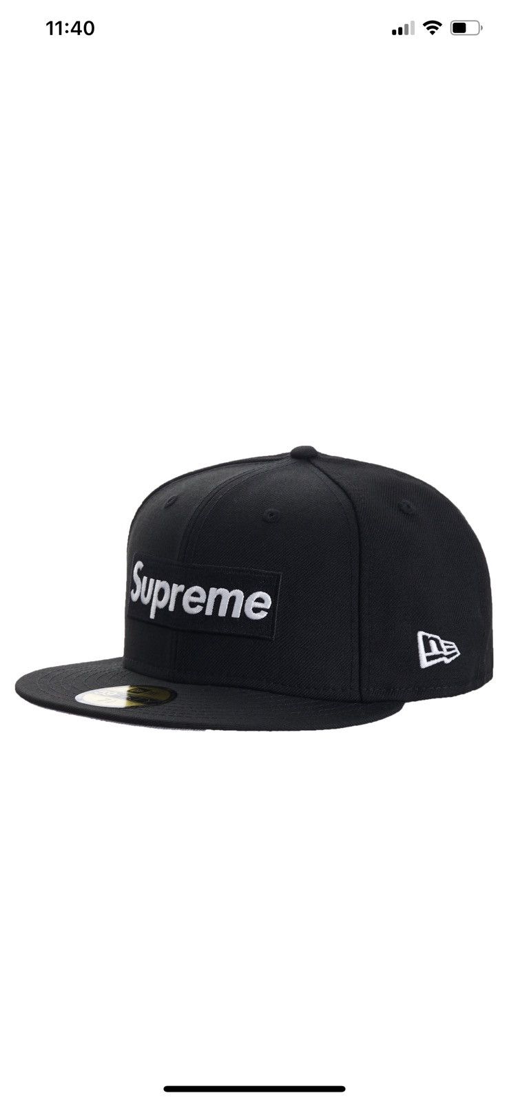 Supreme World Famous Box Logo New Era White