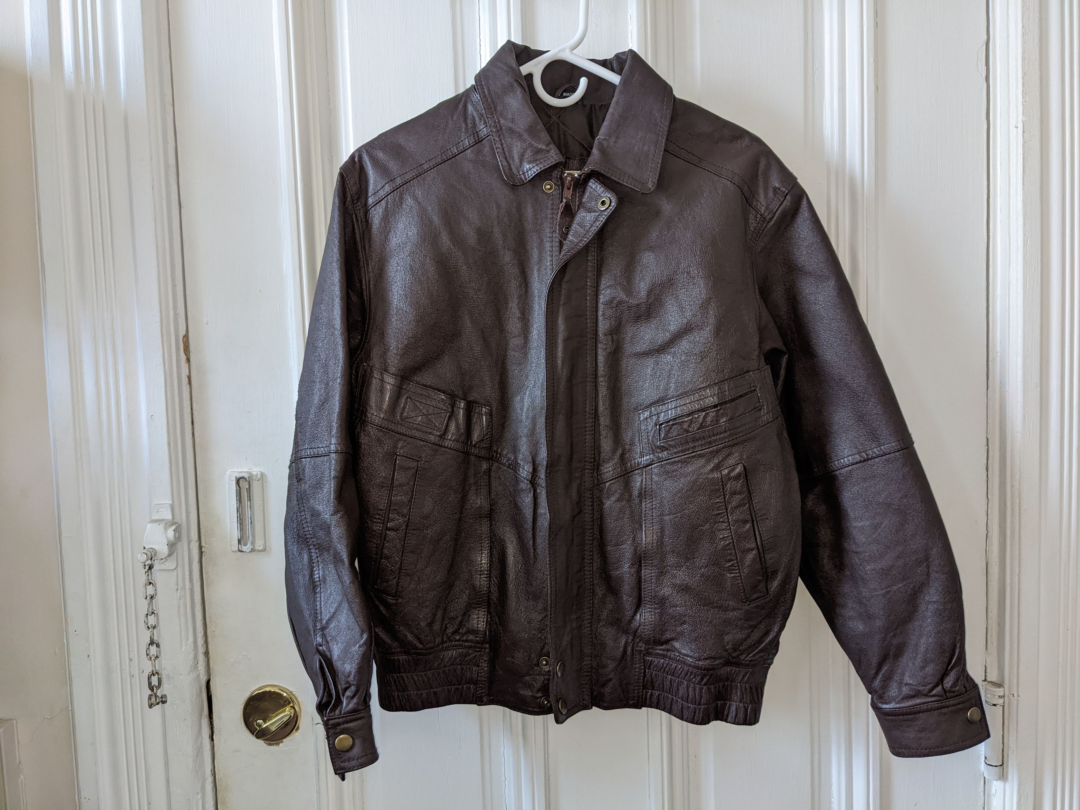 New Zealand Outback New Zealand Rugged leather bomber jacket coat Grailed