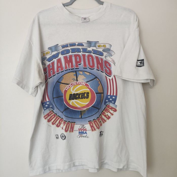 Vintage 1994 Houston Rockets T-shirt NBA World Champions 