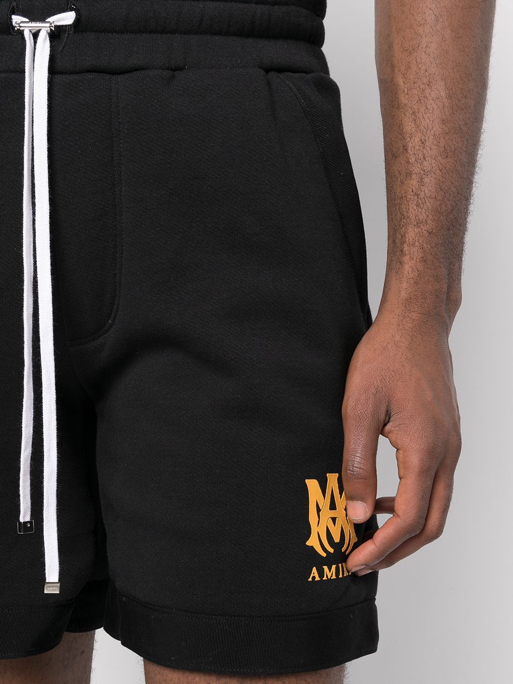 Amiri Medium Black / Gold M.A. Logo Monogram Zip Pocket Amiri Medium Black / Gold M.A. Logo Monogram Zip Pocket