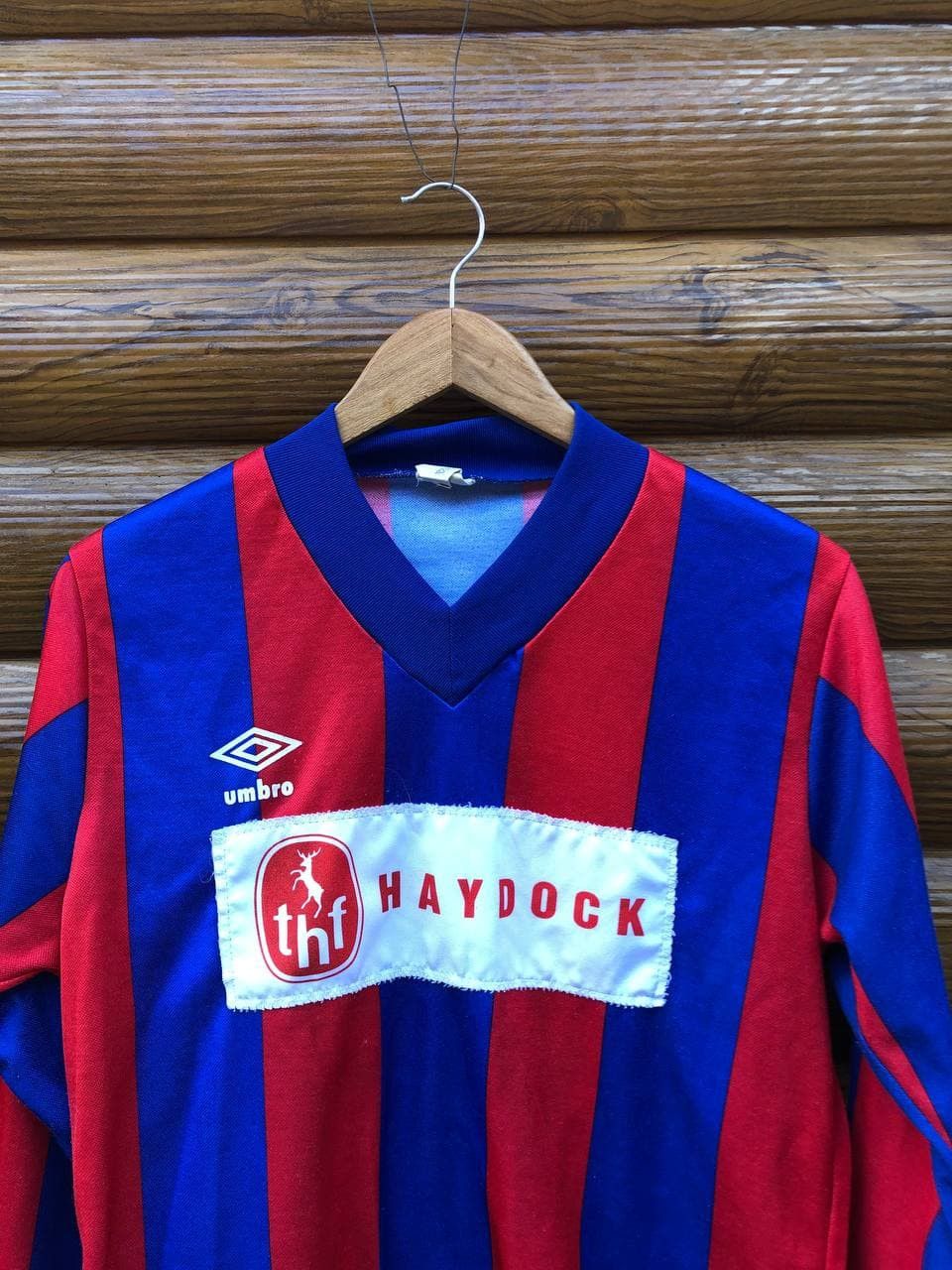 Umbro VINTAGE 80s HAYDOCK UMBRO FOOTBALL SOCCER SHIRT JERSEY Size US M / EU 48-50 / 2 - 3 Thumbnail