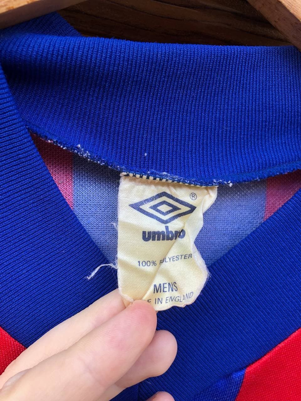 Umbro VINTAGE 80s HAYDOCK UMBRO FOOTBALL SOCCER SHIRT JERSEY Size US M / EU 48-50 / 2 - 5 Thumbnail