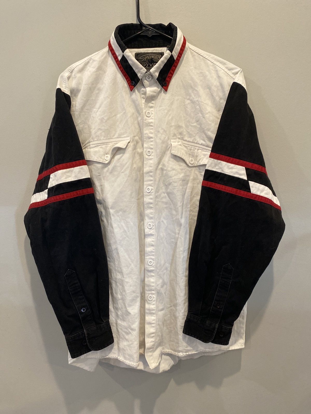 Cowboy Equipment × Vintage Vintage 90s Spindle River long sleeve button up Size US L / EU 52-54 / 3 - 1 Thumbnail