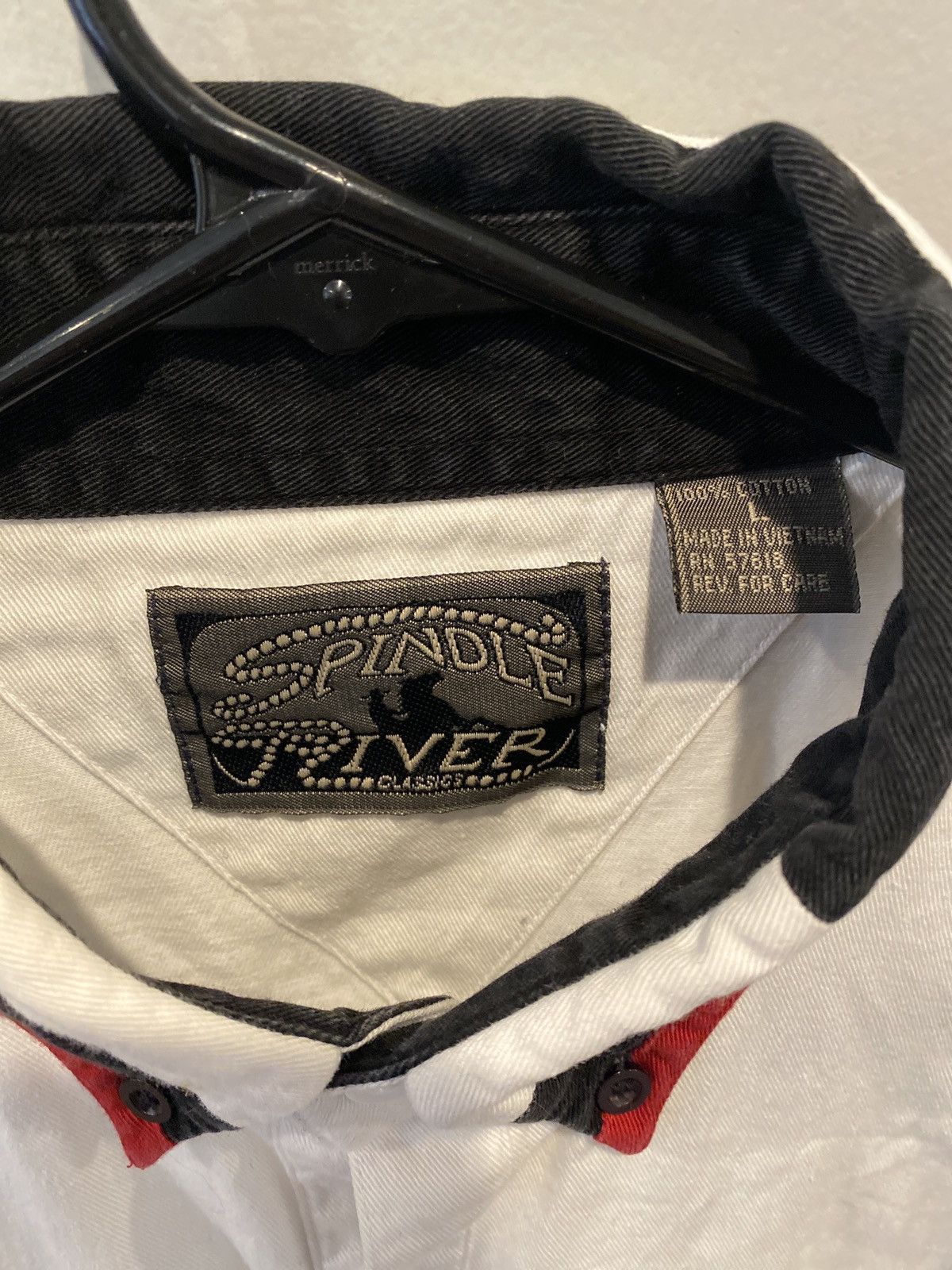 Cowboy Equipment × Vintage Vintage 90s Spindle River long sleeve button up Size US L / EU 52-54 / 3 - 2 Thumbnail