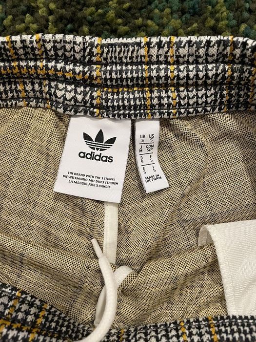 Adidas tartan best sale bb track pants