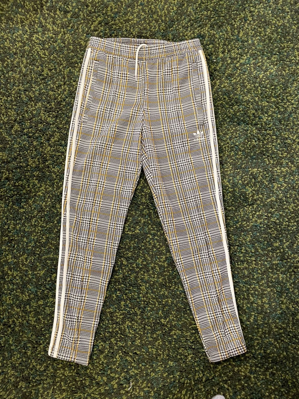 Adidas tartan bb sale track pants