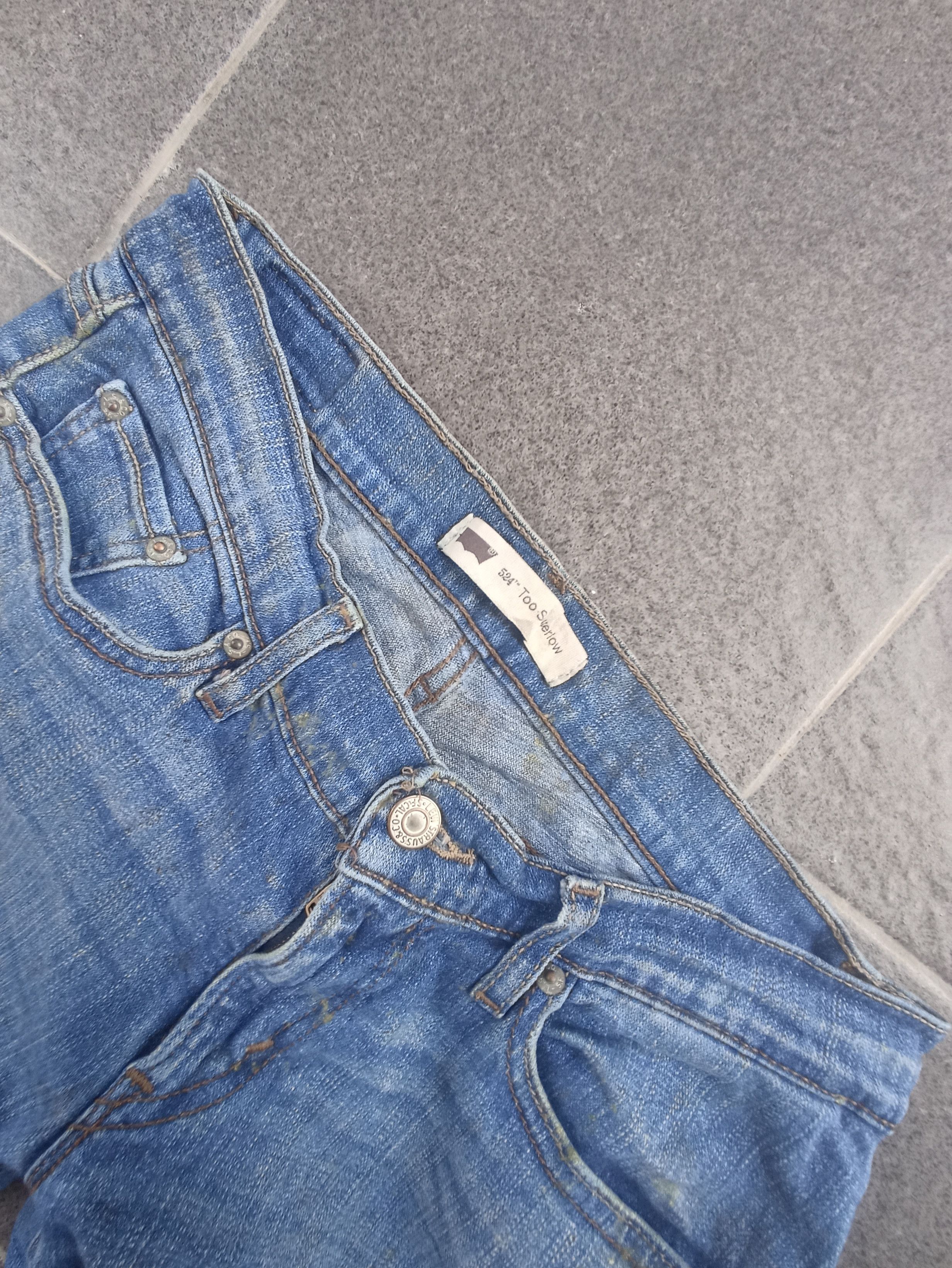Jean × Levi's × Vintage Vintage Levis 524 Superlow Blue Wash Jeans - J232 Size 29" - 7 Thumbnail