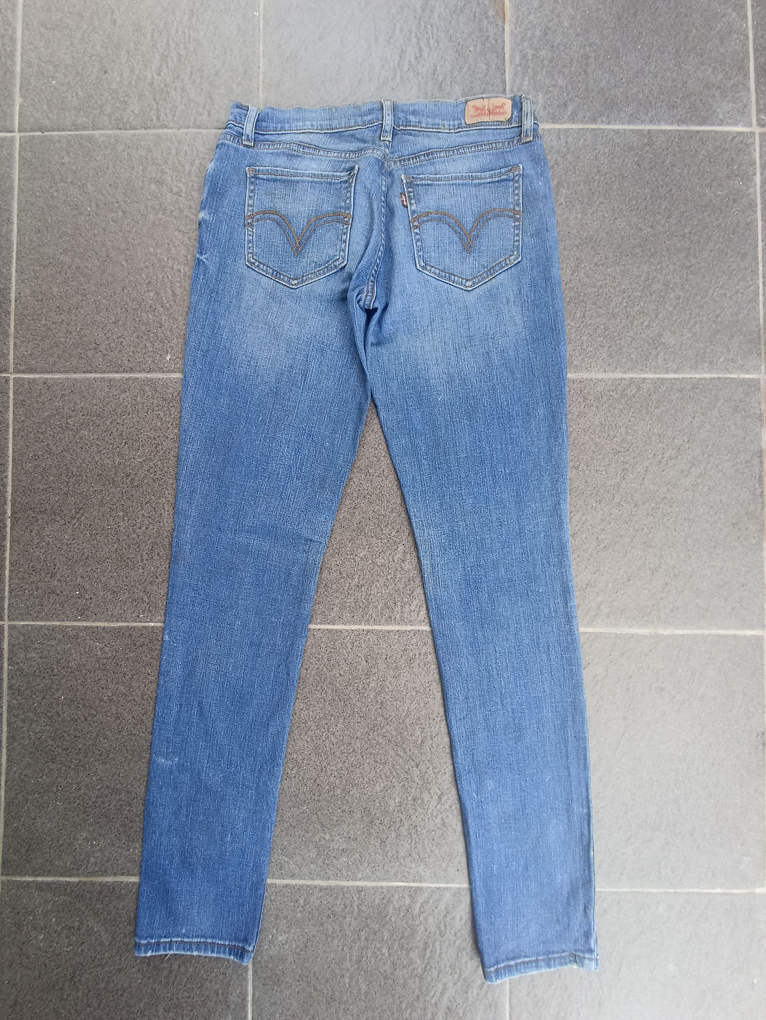 Jean × Levi's × Vintage Vintage Levis 524 Superlow Blue Wash Jeans - J232 Size 29" - 2 Thumbnail