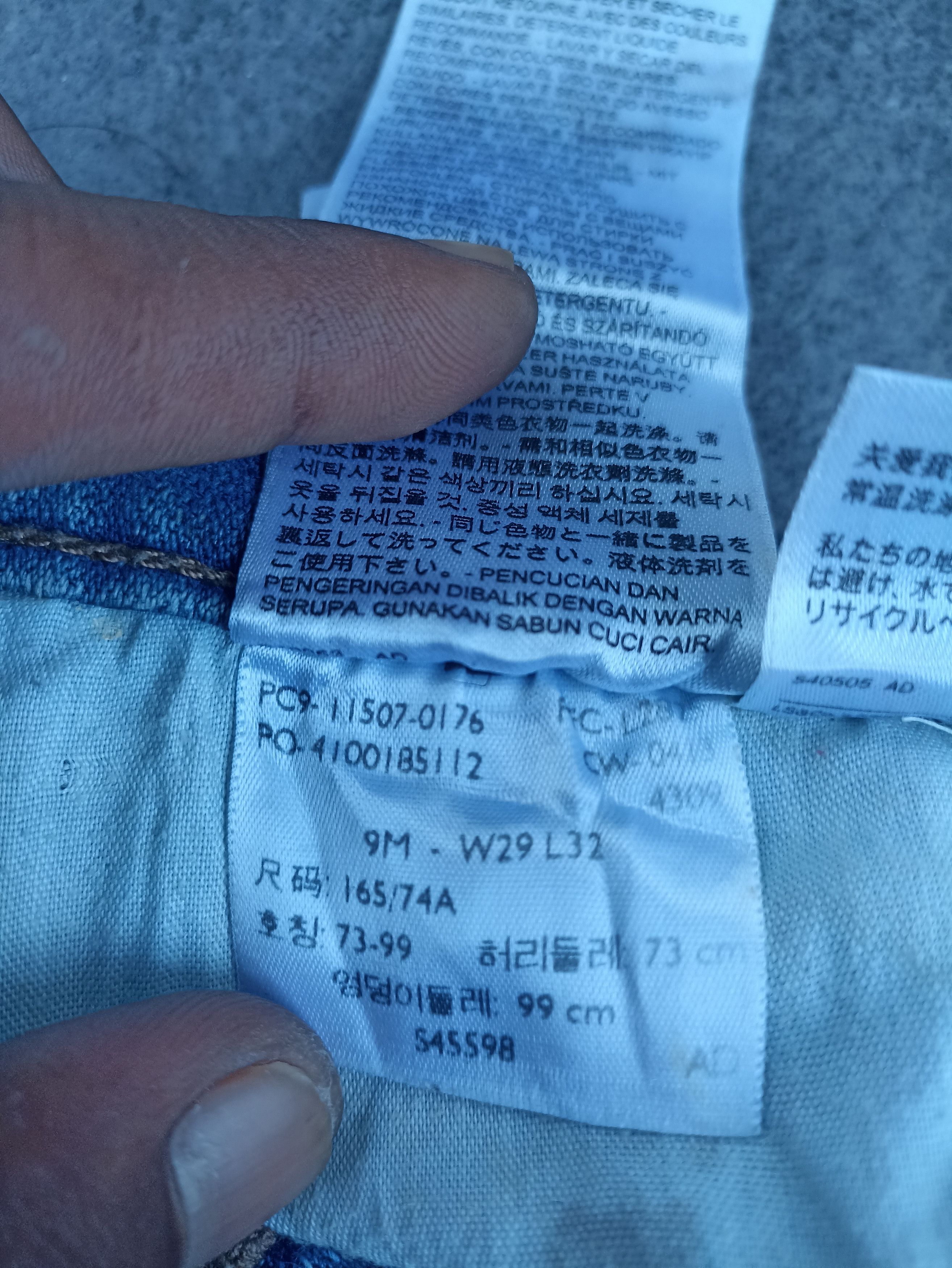 Jean × Levi's × Vintage Vintage Levis 524 Superlow Blue Wash Jeans - J232 Size 29" - 5 Thumbnail