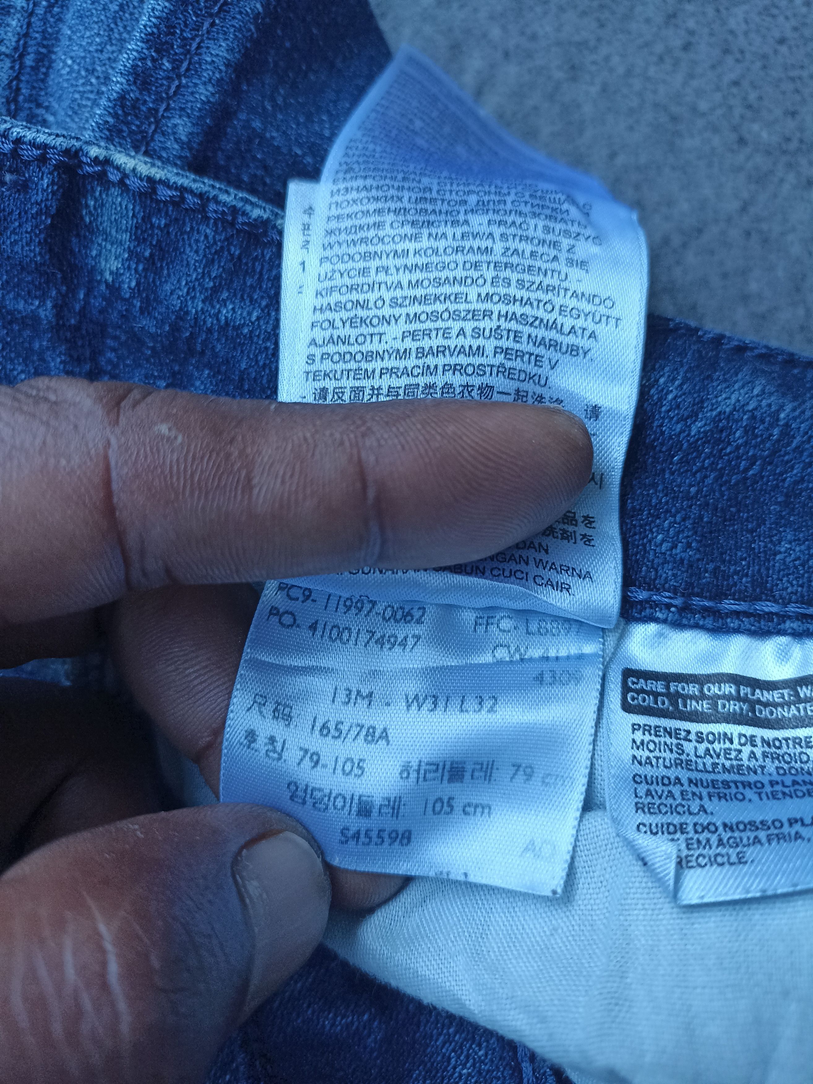 Jean × Levi's × Vintage Vintage Levis 535 Blue Wash Skinny Jeans - J233 Size 28" / US 6 / IT 42 - 5 Thumbnail