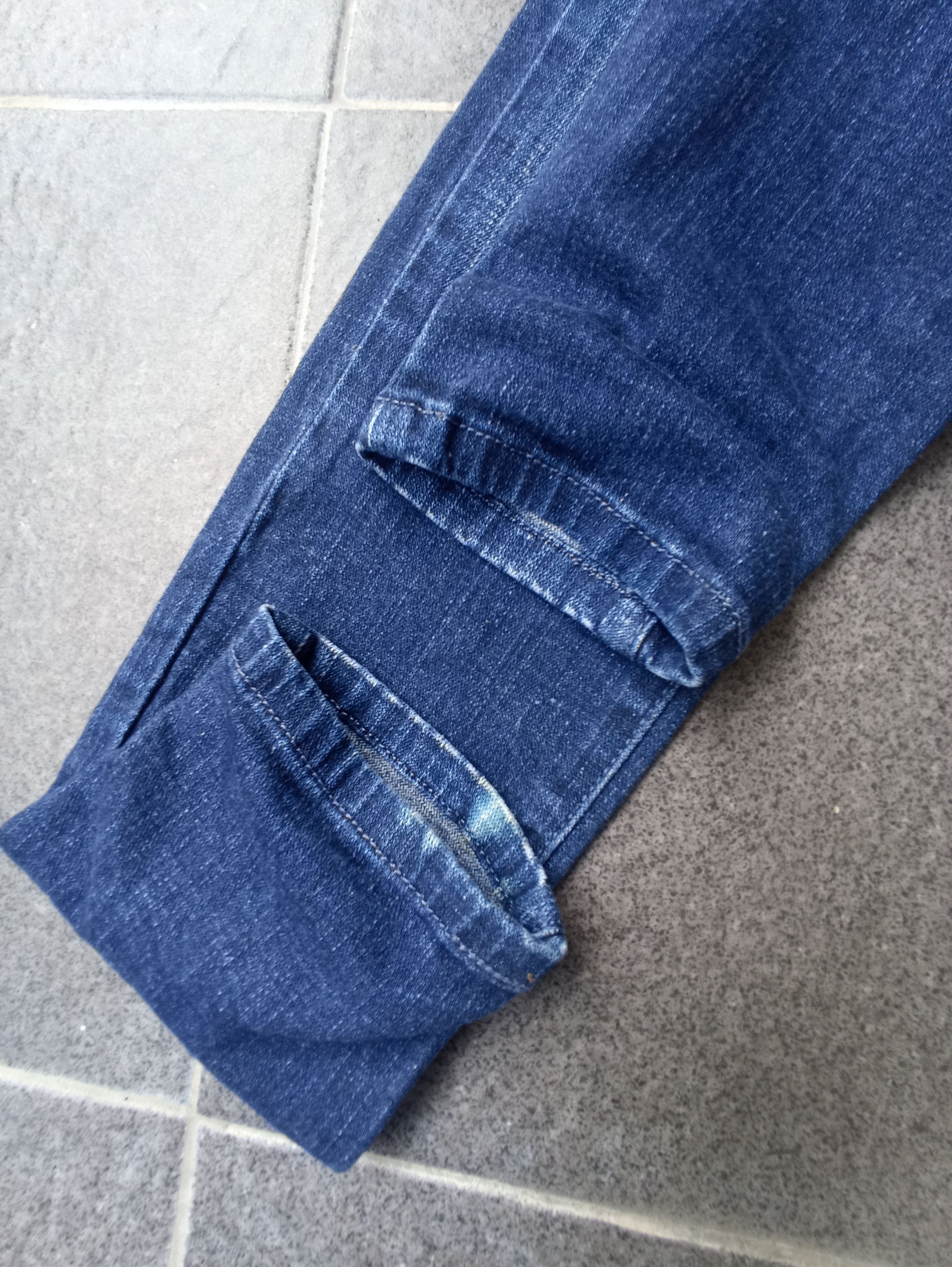 Jean × Levi's × Vintage Vintage Levis 535 Blue Wash Skinny Jeans - J233 Size 28" / US 6 / IT 42 - 7 Thumbnail