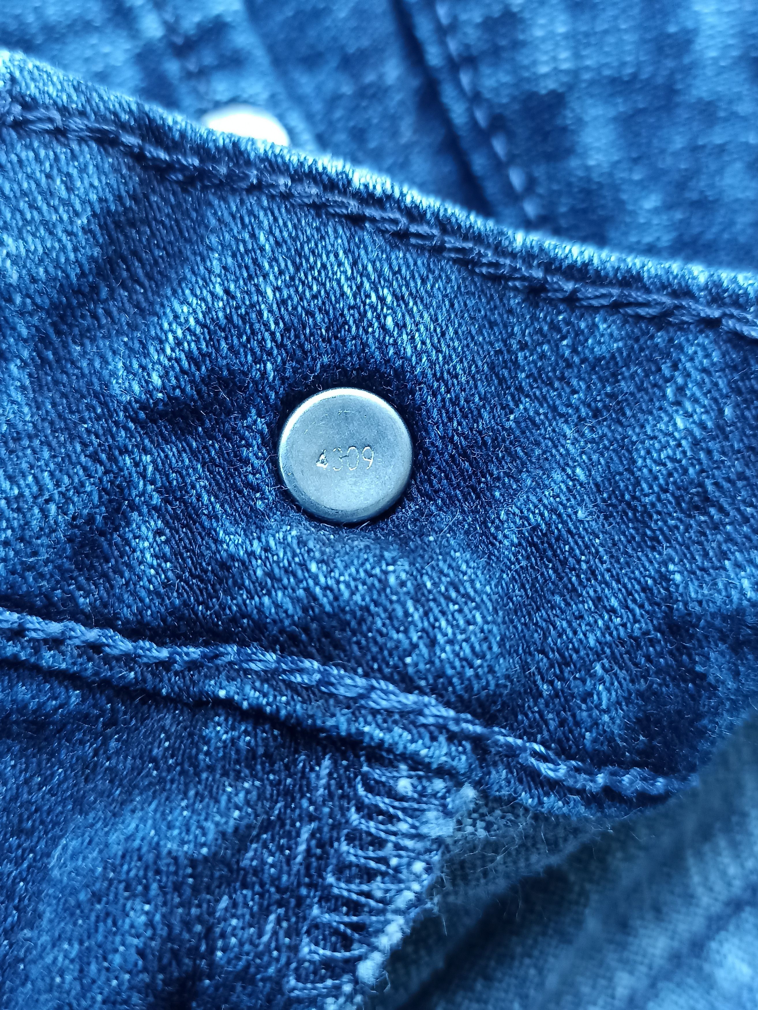 Jean × Levi's × Vintage Vintage Levis 535 Blue Wash Skinny Jeans - J233 Size 28" / US 6 / IT 42 - 4 Thumbnail