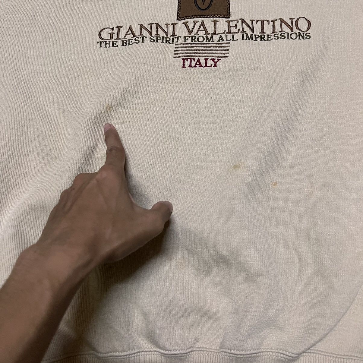 Gianni Valentino Vintage Gianni Valentino Sweatshirt Crewneck Big Logo Size US M / EU 48-50 / 2 - 8 Thumbnail