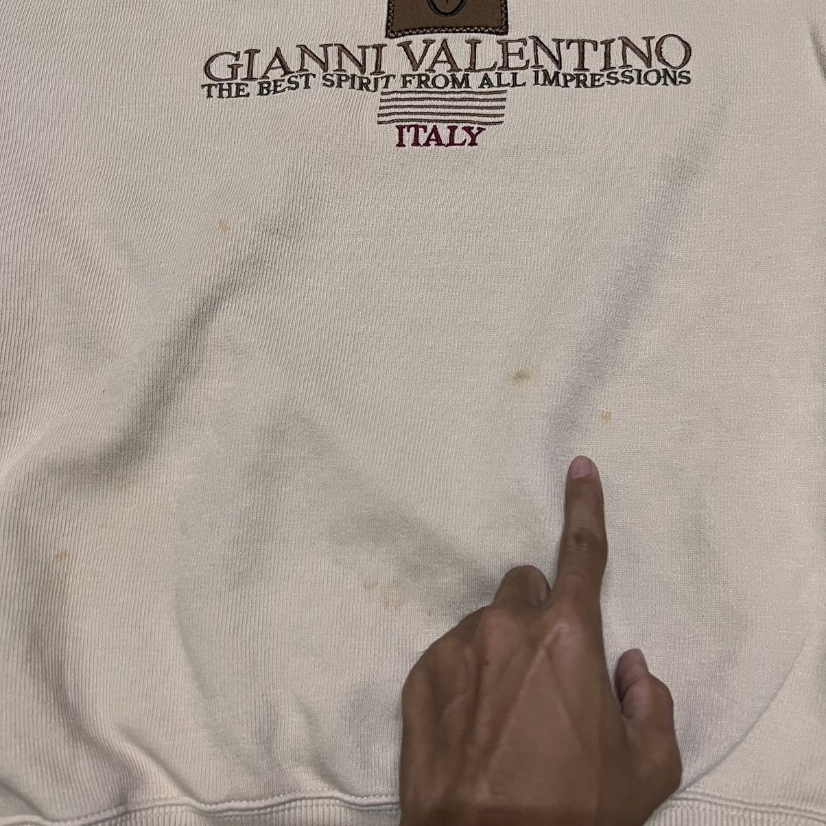 Gianni Valentino Vintage Gianni Valentino Sweatshirt Crewneck Big Logo Size US M / EU 48-50 / 2 - 7 Thumbnail