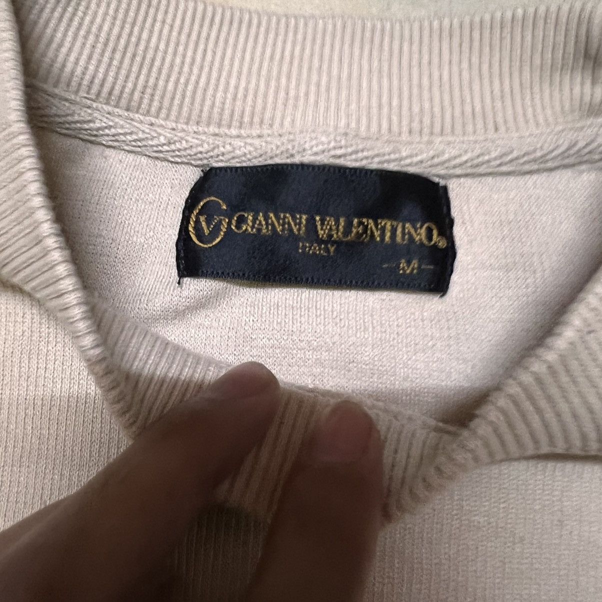 Gianni Valentino Vintage Gianni Valentino Sweatshirt Crewneck Big Logo Size US M / EU 48-50 / 2 - 3 Thumbnail