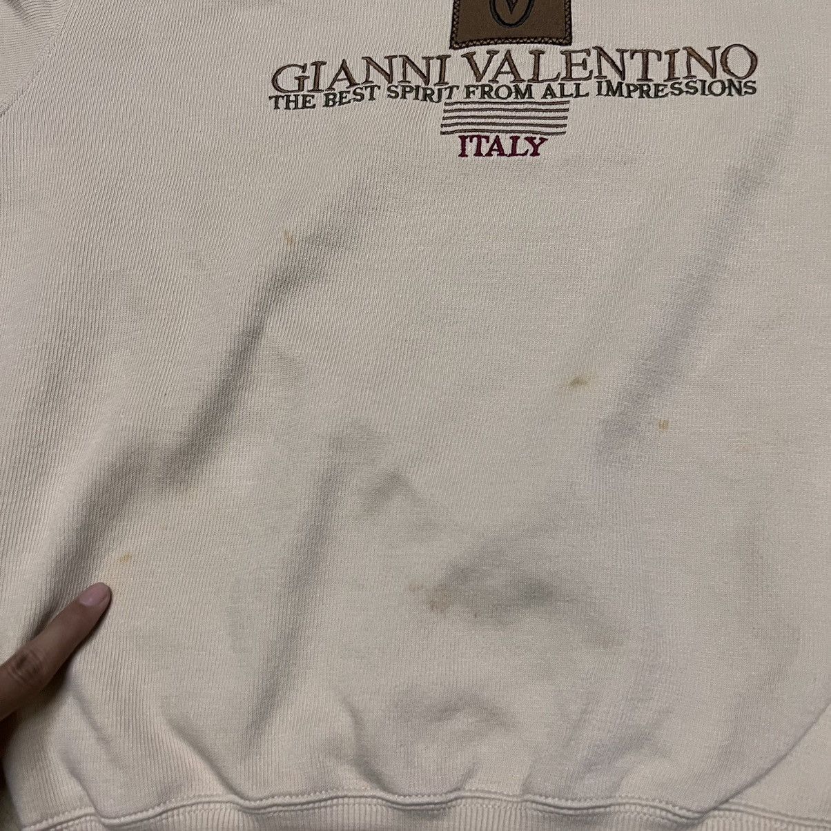 Gianni Valentino Vintage Gianni Valentino Sweatshirt Crewneck Big Logo Size US M / EU 48-50 / 2 - 9 Thumbnail