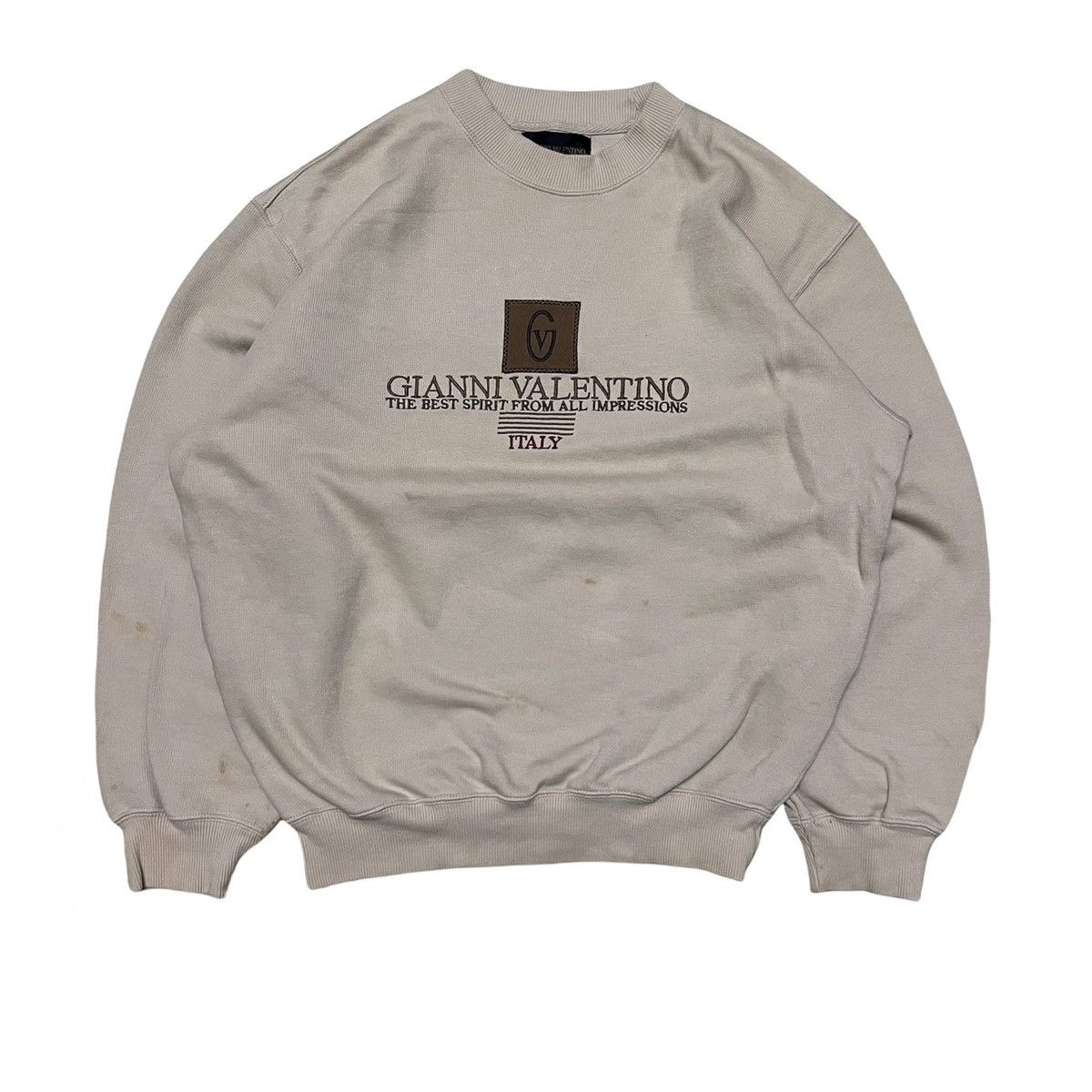 Gianni Valentino Vintage Gianni Valentino Sweatshirt Crewneck Big Logo Size US M / EU 48-50 / 2 - 1 Thumbnail