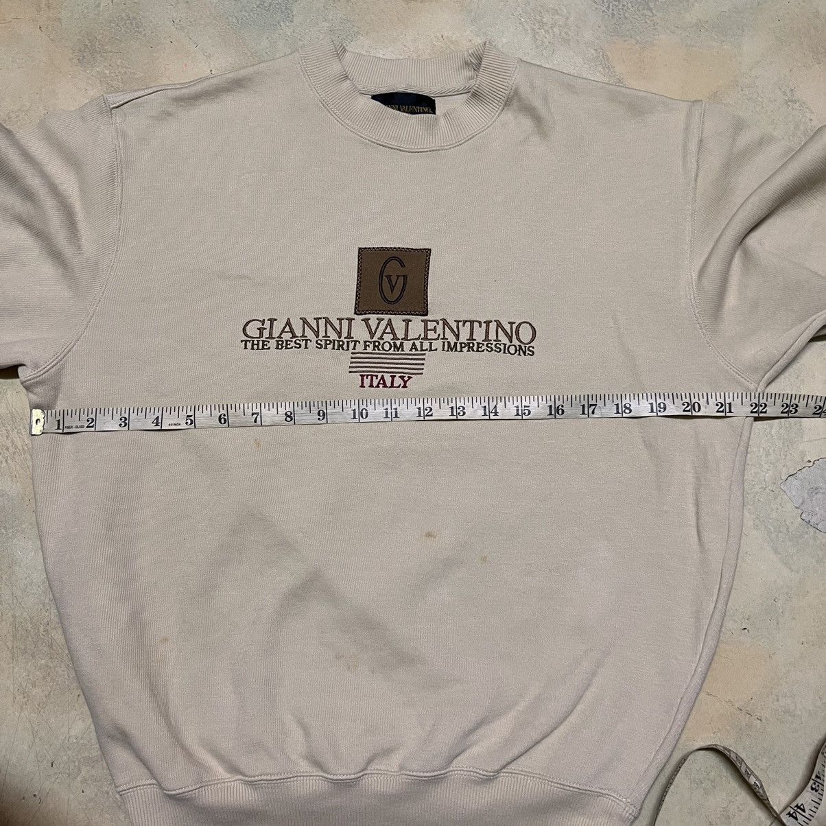 Gianni Valentino Vintage Gianni Valentino Sweatshirt Crewneck Big Logo Size US M / EU 48-50 / 2 - 13 Thumbnail