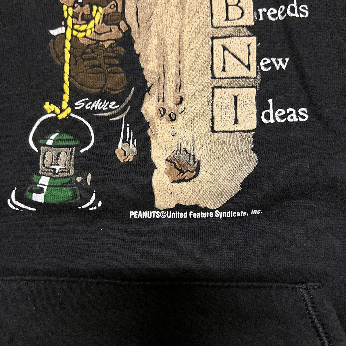 Peanuts Vintage Peanuts Snoopy Cartoon Big Logo Hoodie Size US L / EU 52-54 / 3 - 3 Thumbnail