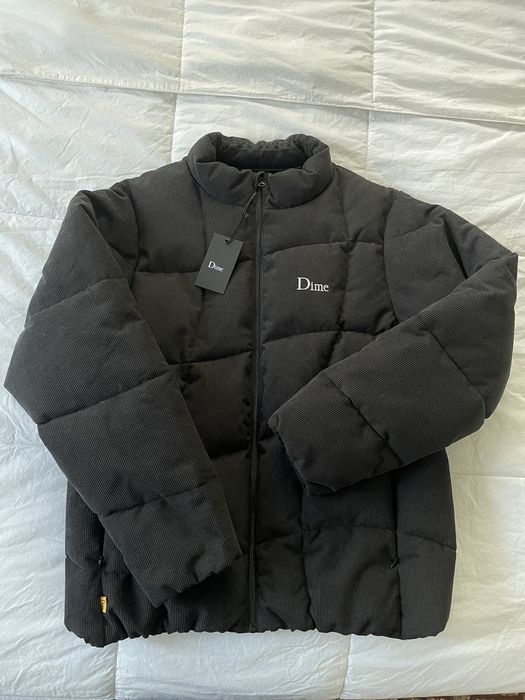 Dime Dime Corduroy Wave Puffer Jacket | Grailed