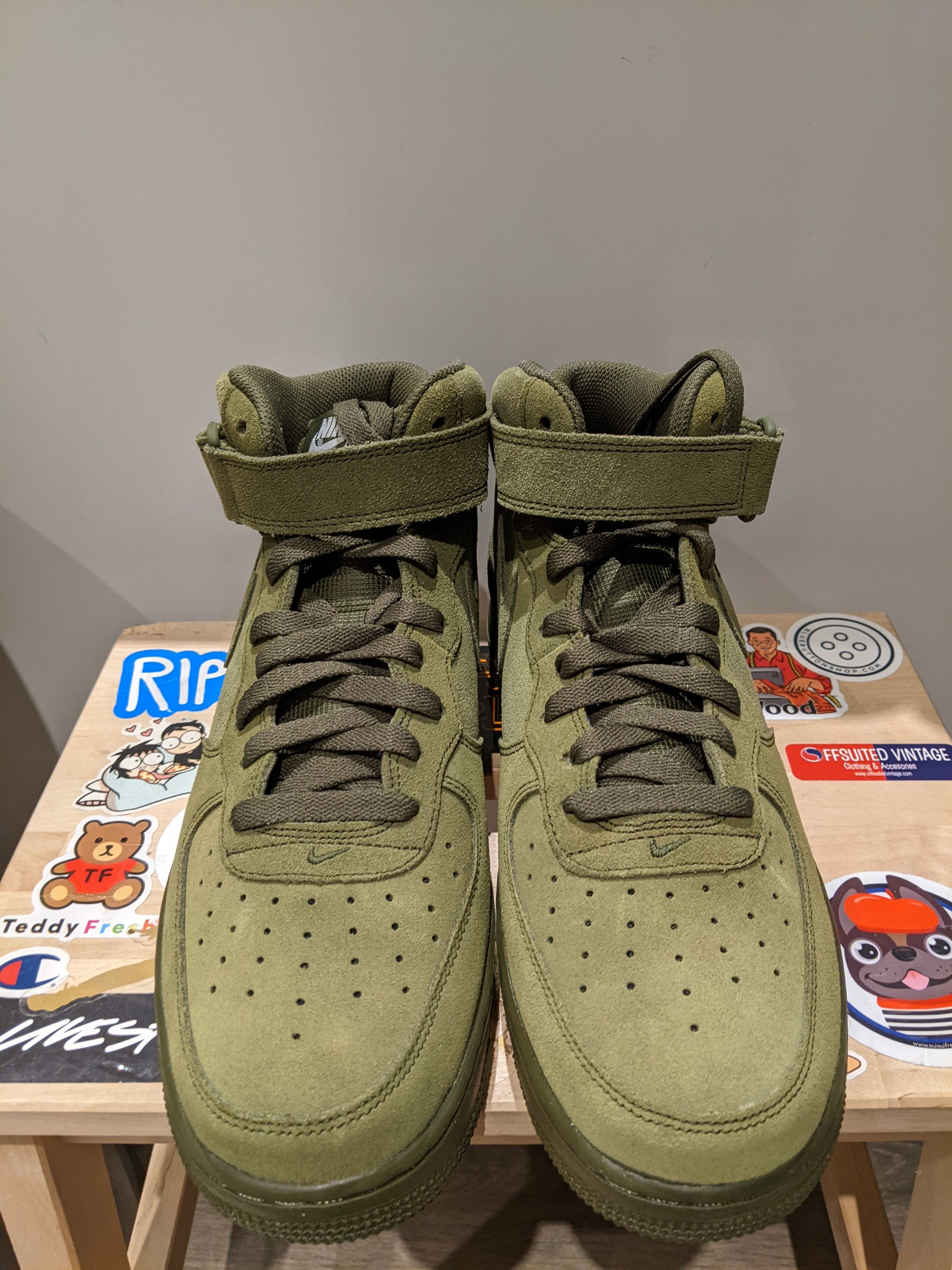 BUY Nike Air Force 1 Mid Legion Green