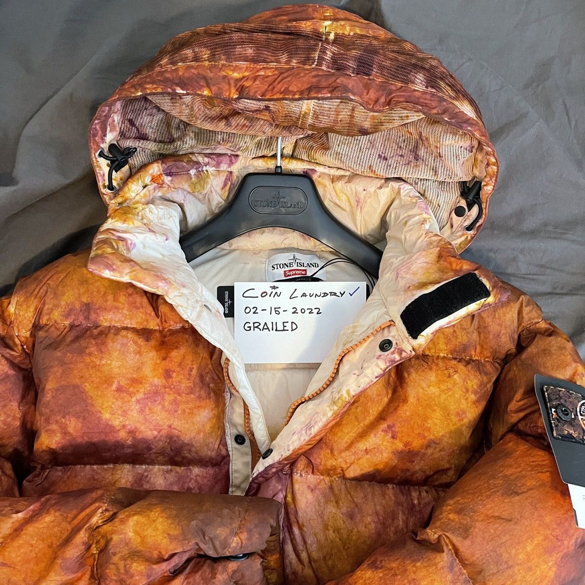 Stone Island × Supreme Supreme Stone Island Painted Camo