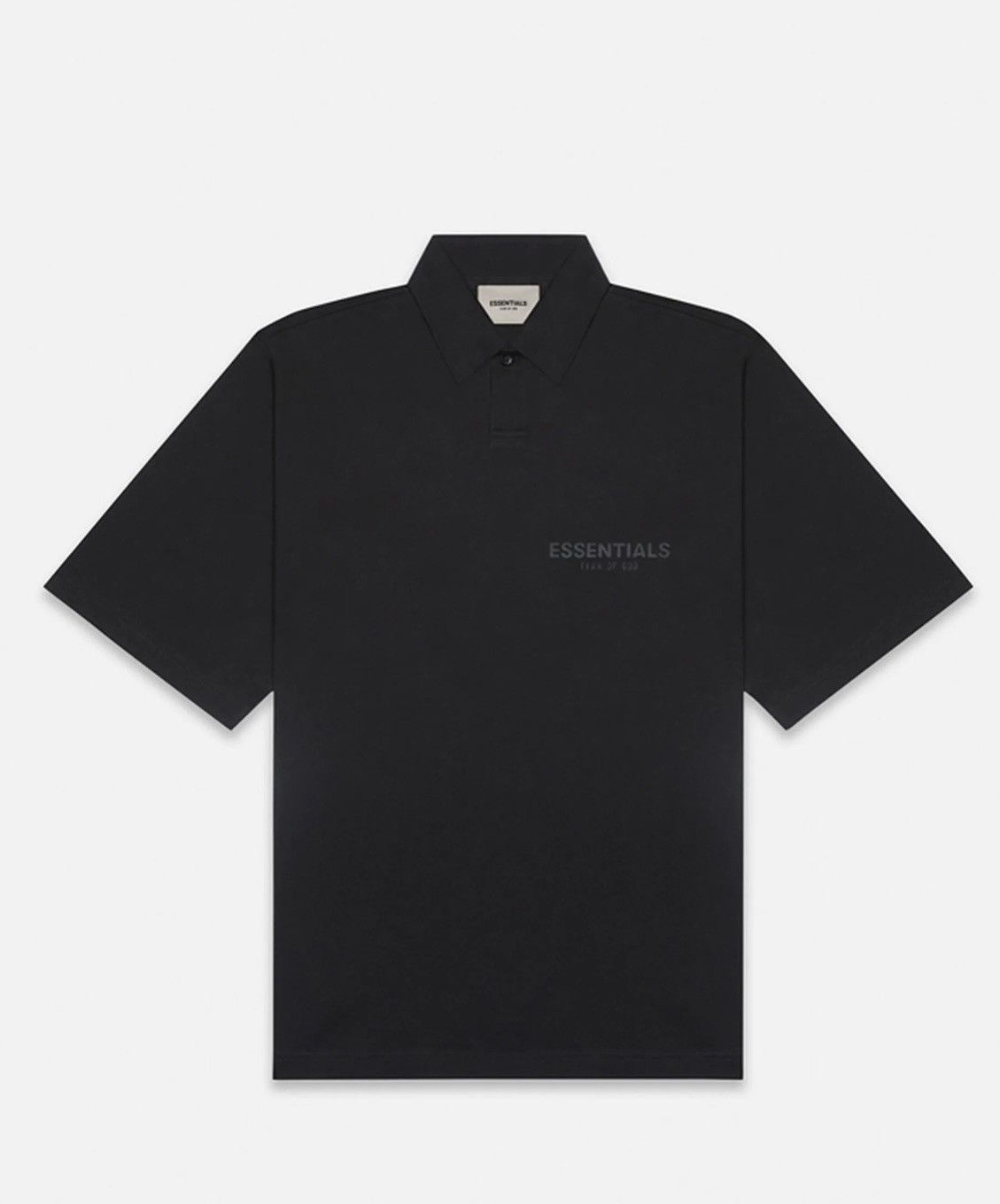 FOG Essentials Short Sleeve Black Polo