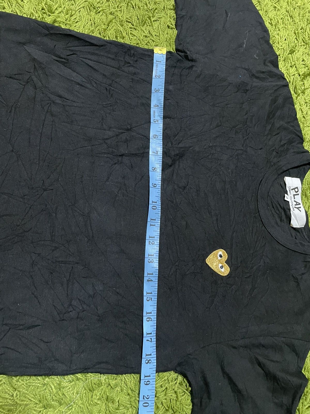 Comme des Garcons Comme des Garcons Play CDG Gold Heart Logo Tee Size US M / EU 48-50 / 2 - 5 Thumbnail