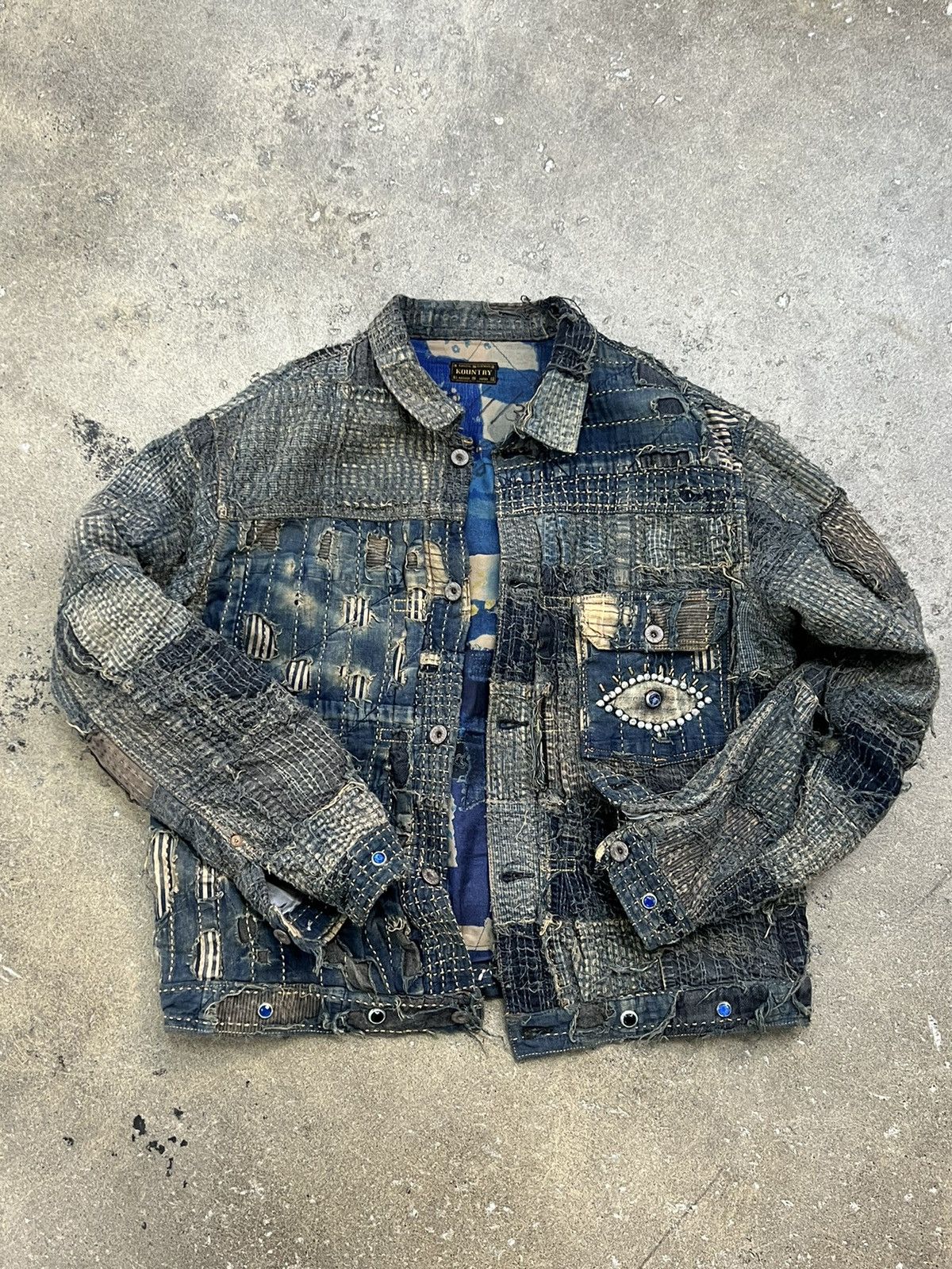 Kapital Kapital Boro Jacket Proletareart Custom | Grailed