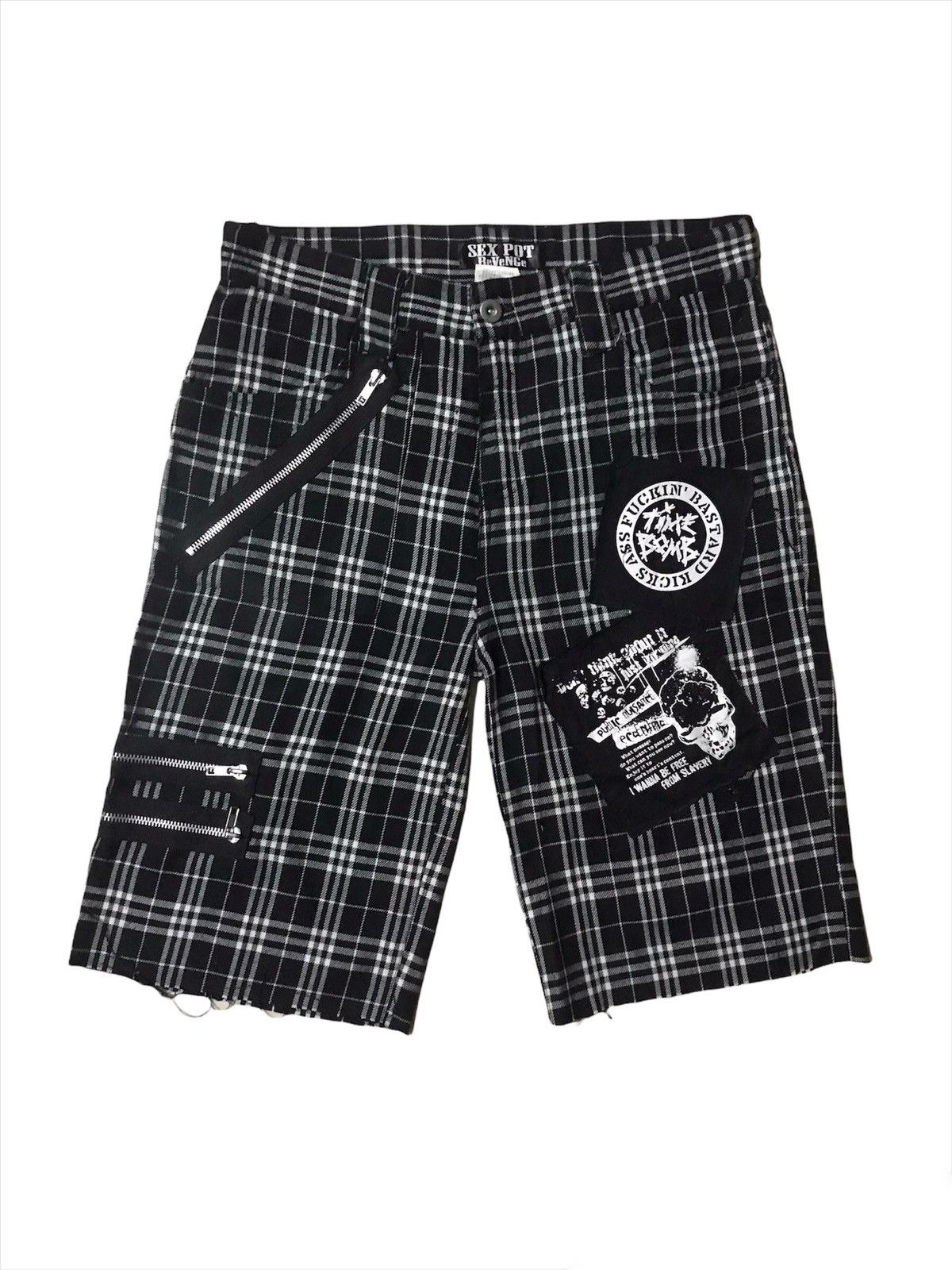 Sex Pot ReVeNGe 💥Sex Pot Revenge Punk Short Pant Size US 31 - 1 Thumbnail